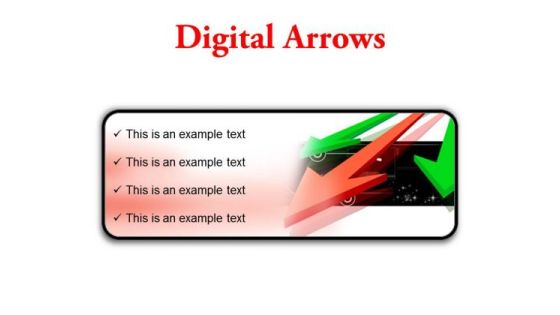 Digital Arrows Business PowerPoint Presentation Slides R Digital Arrows Business PowerPoint Presentation Slides R