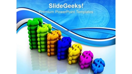 Digital Illustration Of Dollar Business PowerPoint Templates And PowerPoint Themes 0812 Digital Illustration Of Dollar Business PowerPoint Templates And PowerPoint Themes 0812