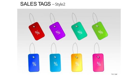 Discount Sales Tags PowerPoint Clipart Slides