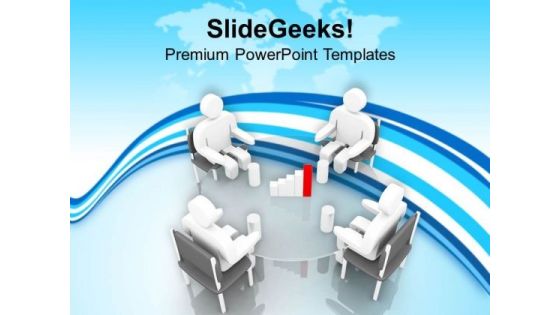 Discuss The Business Results With Clients PowerPoint Templates Ppt Backgrounds For Slides 0513 Discuss The Business Results With Clients PowerPoint Templates Ppt Backgrounds For Slides 0513