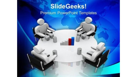 Discuss The Business Results With Team PowerPoint Templates Ppt Backgrounds For Slides 0613 Discuss The Business Results With Team PowerPoint Templates Ppt Backgrounds For Slides 0613