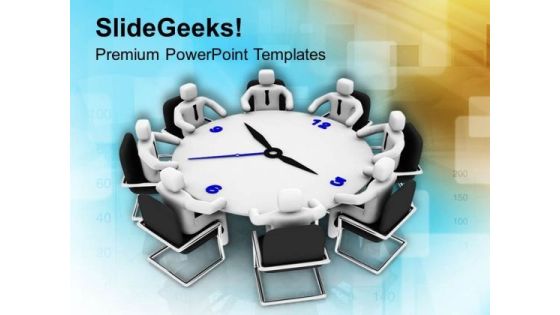 Disscuss The Results In Time Bound Meetings PowerPoint Templates Ppt Backgrounds For Slides 0713 Disscuss The Results In Time Bound Meetings PowerPoint Templates Ppt Backgrounds For Slides 0713