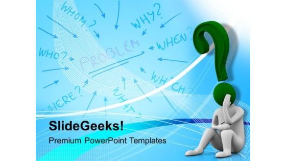 Disturbed And Confused Business Problem PowerPoint Templates Ppt Backgrounds For Slides 0513 Disturbed And Confused Business Problem PowerPoint Templates Ppt Backgrounds For Slides 0513