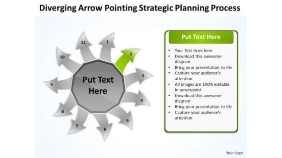Diverging Arrow Pointing Strategic Planning Process Ppt Radial PowerPoint Slides Diverging Arrow Pointing Strategic Planning Process Ppt Radial PowerPoint Slides