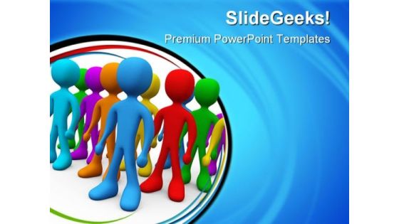 Diverse People Global PowerPoint Templates And PowerPoint Backgrounds 0611