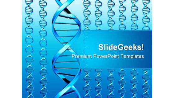 Dna01 Medical PowerPoint Template 1110