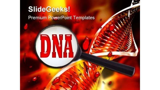Dna Medical PowerPoint Template 1110