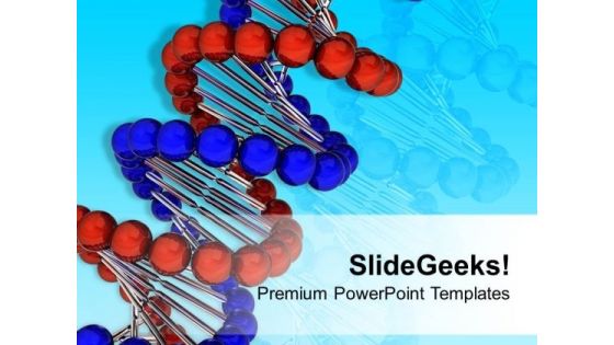 Dna Structure In Red And Blue Color PowerPoint Templates Ppt Backgrounds For Slides 1212 Dna Structure In Red And Blue Color PowerPoint Templates Ppt Backgrounds For Slides 1212