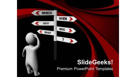 Do Not Get Confused Choose Right Path PowerPoint Templates Ppt Backgrounds For Slides 0613 Do Not Get Confused Choose Right Path PowerPoint Templates Ppt Backgrounds For Slides 0613