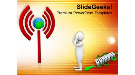 Do Not Get Confused With Wi Fi PowerPoint Templates Ppt Backgrounds For Slides 0813 Do Not Get Confused With Wi Fi PowerPoint Templates Ppt Backgrounds For Slides 0813