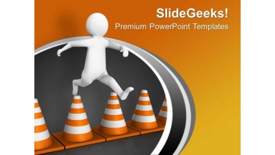 Do Not Jump Safety Line In Traffic PowerPoint Templates Ppt Backgrounds For Slides 0713 Do Not Jump Safety Line In Traffic PowerPoint Templates Ppt Backgrounds For Slides 0713