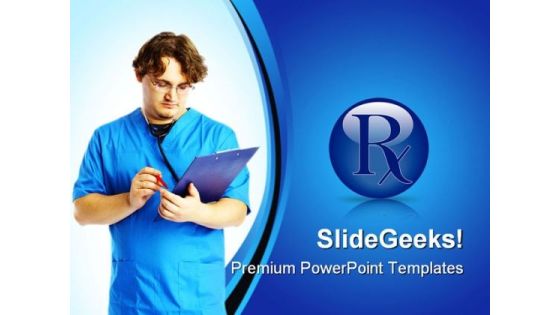 Doctor With Reports Medical PowerPoint Templates And PowerPoint Backgrounds 0811 Doctor With Reports Medical PowerPoint Templates And PowerPoint Backgrounds 0811