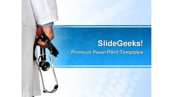 Doctor With Stethoscope Medical PowerPoint Templates And PowerPoint Backgrounds 0611 Doctor With Stethoscope Medical PowerPoint Templates And PowerPoint Backgrounds 0611