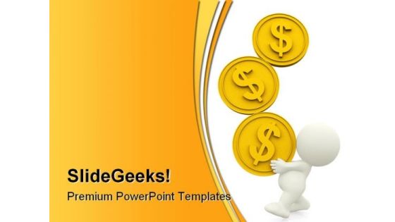 Dollar Balance Business PowerPoint Background And Template 1210 Dollar Balance Business PowerPoint Background And Template 1210
