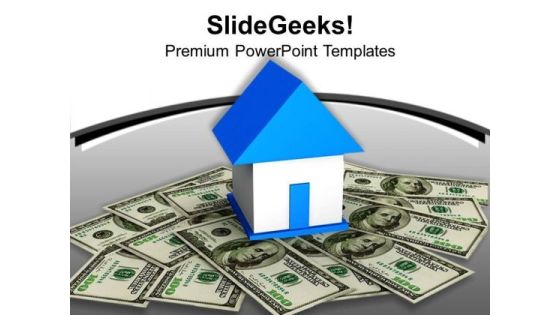 Dollar Bills Under Home Cash Finance Success PowerPoint Templates Ppt Backgrounds For Slides 1212 Dollar Bills Under Home Cash Finance Success PowerPoint Templates Ppt Backgrounds For Slides 1212