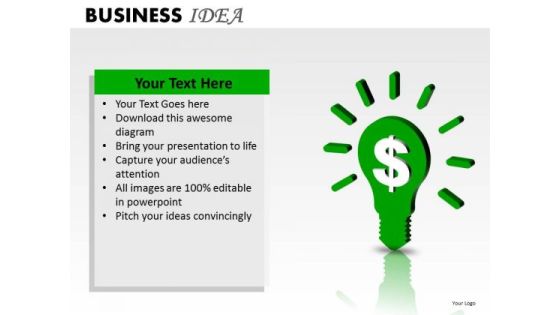 Dollar Business Idea PowerPoint Slides And Ppt Diagram Templates