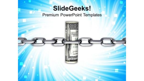 Dollar Chain Security PowerPoint Templates Ppt Backgrounds For Slides 1112 Dollar Chain Security PowerPoint Templates Ppt Backgrounds For Slides 1112