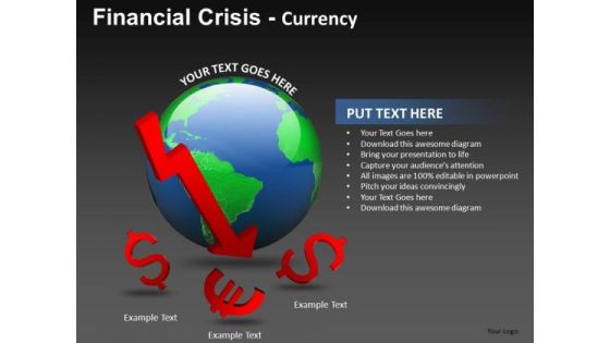 Dollar Euro Decline Finance PowerPoint Templates Dollar Euro Decline Finance PowerPoint Templates