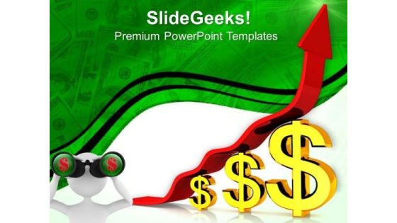 Dollar Graph Upwards Business PowerPoint Templates And PowerPoint Themes 0812 Dollar Graph Upwards Business PowerPoint Templates And PowerPoint Themes 0812