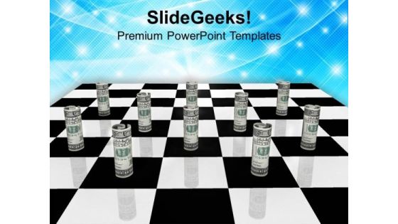Dollar On Chess Board Financial PowerPoint Templates Ppt Backgrounds For Slides 0213 Dollar On Chess Board Financial PowerPoint Templates Ppt Backgrounds For Slides 0213
