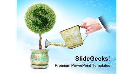 Dollar Plant Business PowerPoint Background And Template 1210 Dollar Plant Business PowerPoint Background And Template 1210