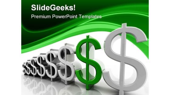 Dollar Rises Money PowerPoint Themes And PowerPoint Slides 0411 Dollar Rises Money PowerPoint Themes And PowerPoint Slides 0411