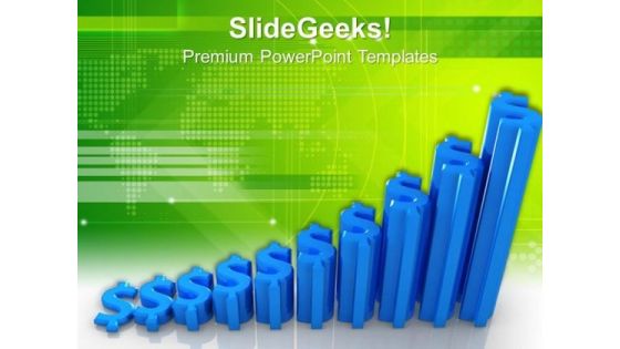Dollar Signs Graph Increasing PowerPoint Templates And PowerPoint Themes 1012 Dollar Signs Graph Increasing PowerPoint Templates And PowerPoint Themes 1012