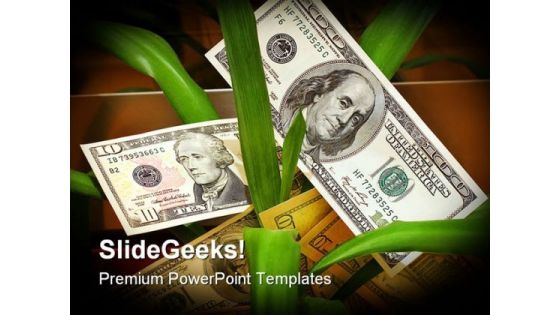 Dollar Tree Money PowerPoint Backgrounds And Templates 1210