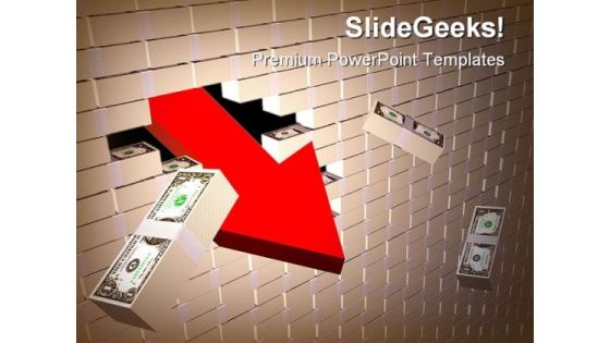 Dollar Wall Money PowerPoint Templates And PowerPoint Backgrounds 0311