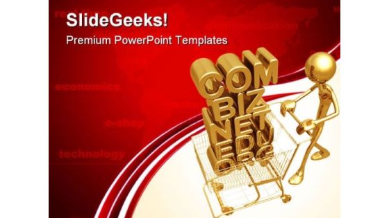 Domain Shopping E Commerce Technology PowerPoint Themes And PowerPoint Slides 0611 Domain Shopping E Commerce Technology PowerPoint Themes And PowerPoint Slides 0611
