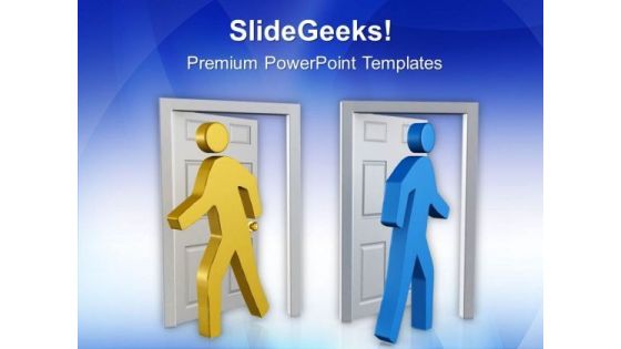 Door Of The Success PowerPoint Templates Ppt Backgrounds For Slides 0613 Door Of The Success PowerPoint Templates Ppt Backgrounds For Slides 0613