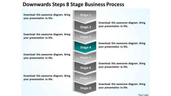 Downwards Steps 8 Stage Business Process Ppt Plan PowerPoint Templates Downwards Steps 8 Stage Business Process Ppt Plan PowerPoint Templates
