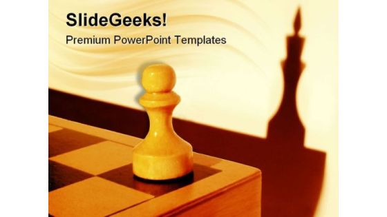 Dream Of A Pawn Game PowerPoint Templates And PowerPoint Backgrounds 0311 Dream Of A Pawn Game PowerPoint Templates And PowerPoint Backgrounds 0311