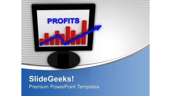 E-business Graph Progress Presentation Success PowerPoint Templates Ppt Backgrounds For Slides 0113
