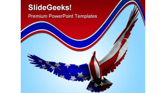 Eagle Animal PowerPoint Template 1110 Eagle Animal PowerPoint Template 1110