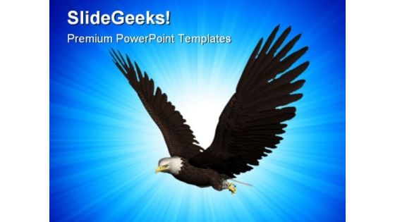 Eagle Flying Animals PowerPoint Themes And PowerPoint Slides 0211 Eagle Flying Animals PowerPoint Themes And PowerPoint Slides 0211