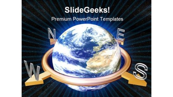 Earth Compass Travel PowerPoint Templates And PowerPoint Backgrounds 0211 Earth Compass Travel PowerPoint Templates And PowerPoint Backgrounds 0211