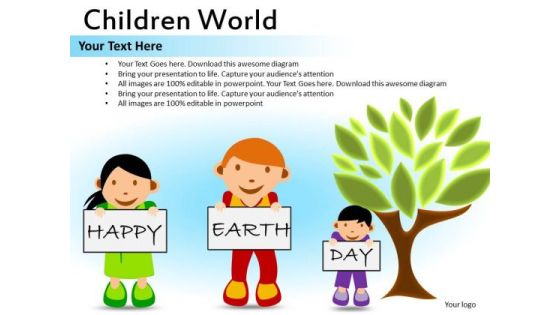 Earth Day Kids PowerPoint Ppt Templates Earth Day Kids PowerPoint Ppt Templates