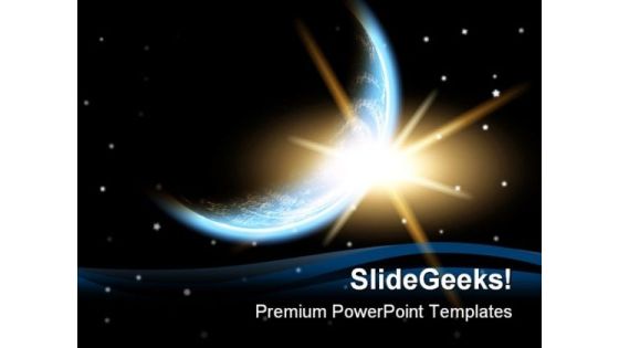 Earth Globe PowerPoint Backgrounds And Templates 1210