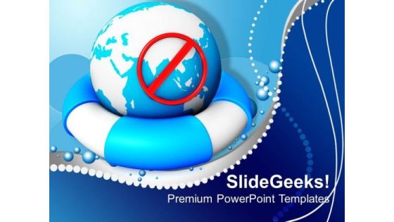 Earth On A Lifeline Concept Globe PowerPoint Templates And PowerPoint Themes 1012 Earth On A Lifeline Concept Globe PowerPoint Templates And PowerPoint Themes 1012