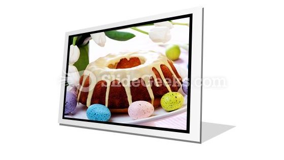 Easter Cake PowerPoint Icon F Easter Cake PowerPoint Icon F