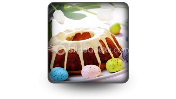 Easter Cake PowerPoint Icon S Easter Cake PowerPoint Icon S