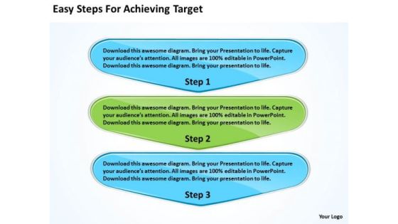 Easy Steps For Achieving Target Business Process Flow Chart Examples PowerPoint Slides Easy Steps For Achieving Target Business Process Flow Chart Examples PowerPoint Slides