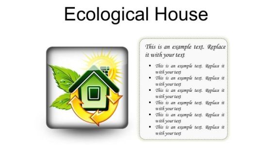 Ecological House Environment PowerPoint Presentation Slides S