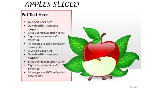 Editable Apple PowerPoint Graphic Slide Editable Apple PowerPoint Graphic Slide