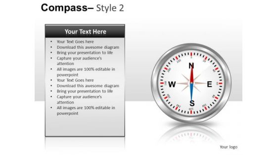 Editable Compass 2 PowerPoint Slides And Ppt Diagram Templates Editable Compass 2 PowerPoint Slides And Ppt Diagram Templates