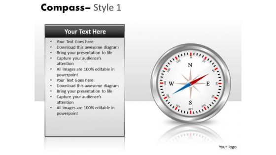 Editable Direction Compass PowerPoint Slides And Ppt Templates Editable Direction Compass PowerPoint Slides And Ppt Templates