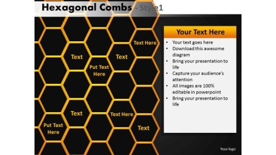 Editable Hexagon Combs PowerPoint Download Ppt Slides Editable Hexagon Combs PowerPoint Download Ppt Slides