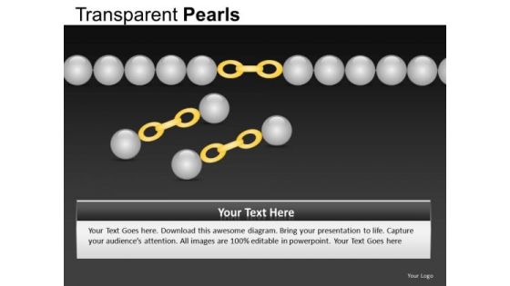 Editable Transparent Pearls PowerPoint Slides And Ppt Diagram Templates