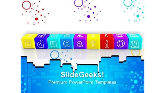 Education Blocks Future PowerPoint Templates And PowerPoint Themes 0912